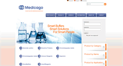 Desktop Screenshot of medicago.se