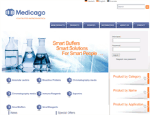 Tablet Screenshot of medicago.se